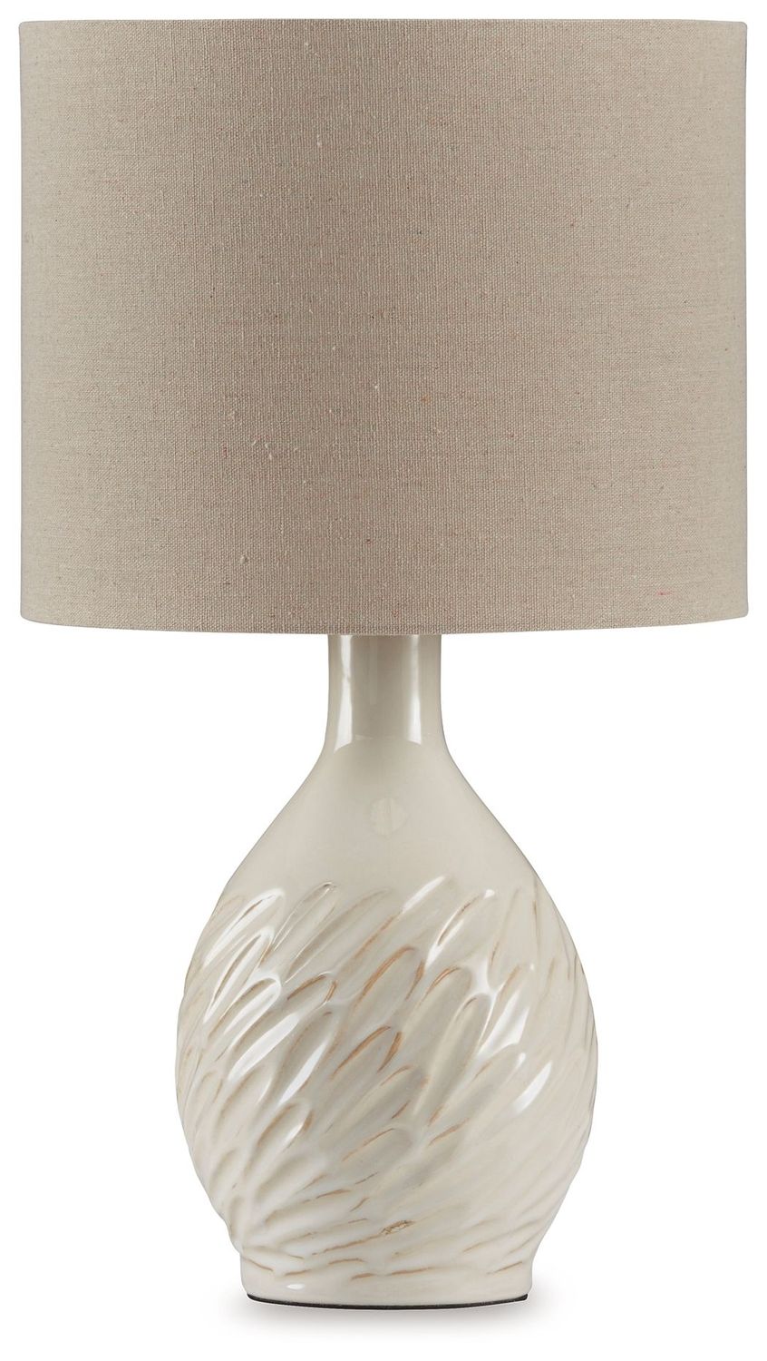 Garinton - Cream - Ceramic Table Lamp