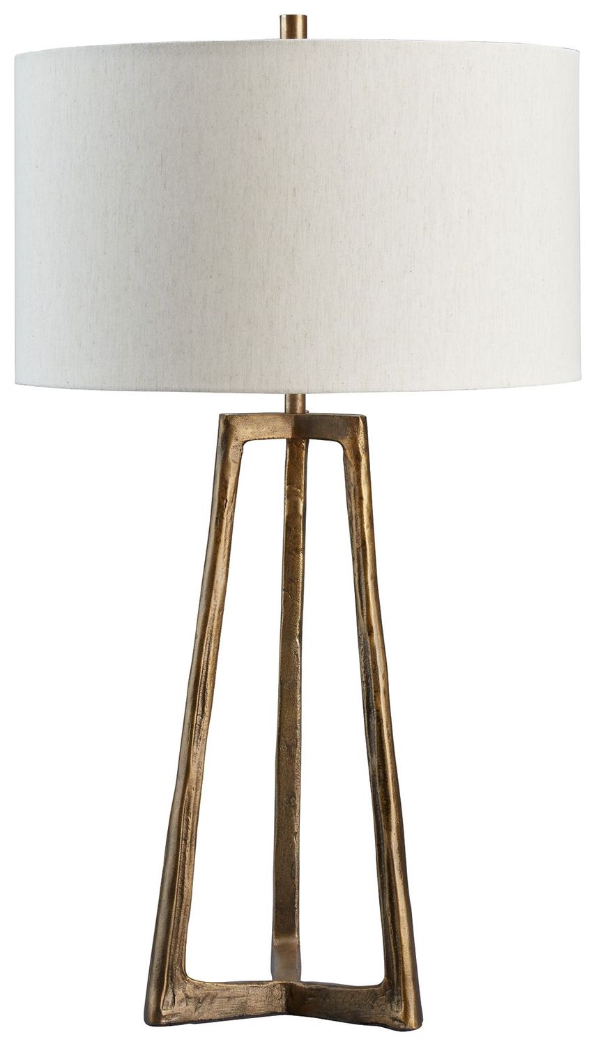 Wynlett - Antique Brass Finish - Metal Table Lamp