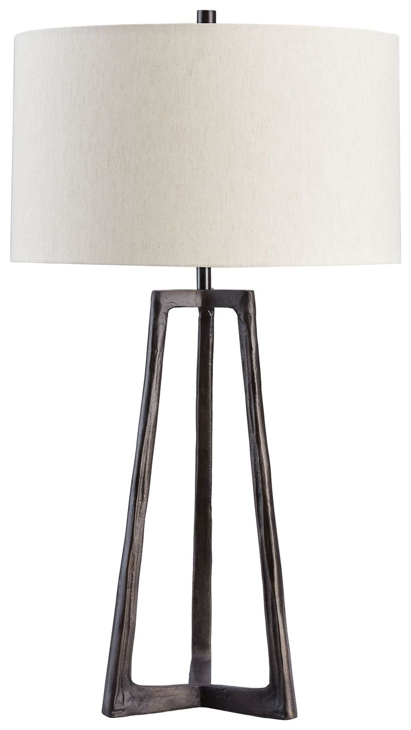 Wynlett - Light Gray - Metal Table Lamp