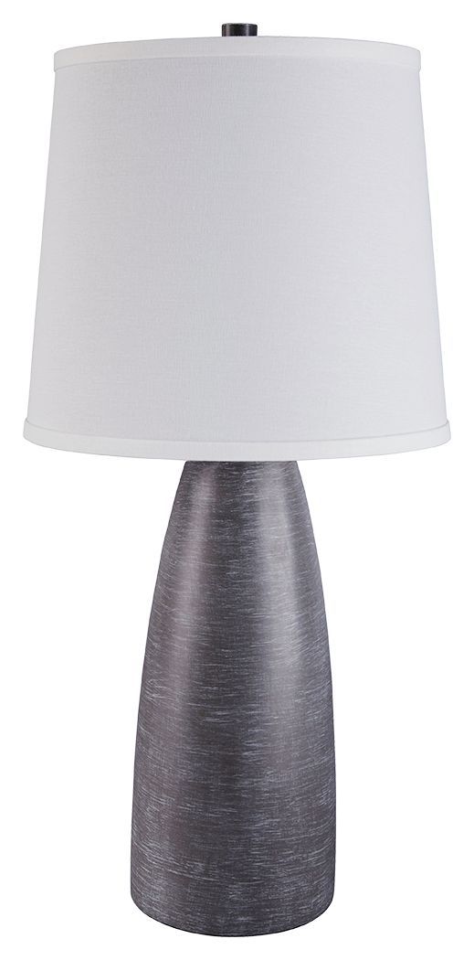 Shavontae - Gray - Poly Table Lamp (Set of 2)