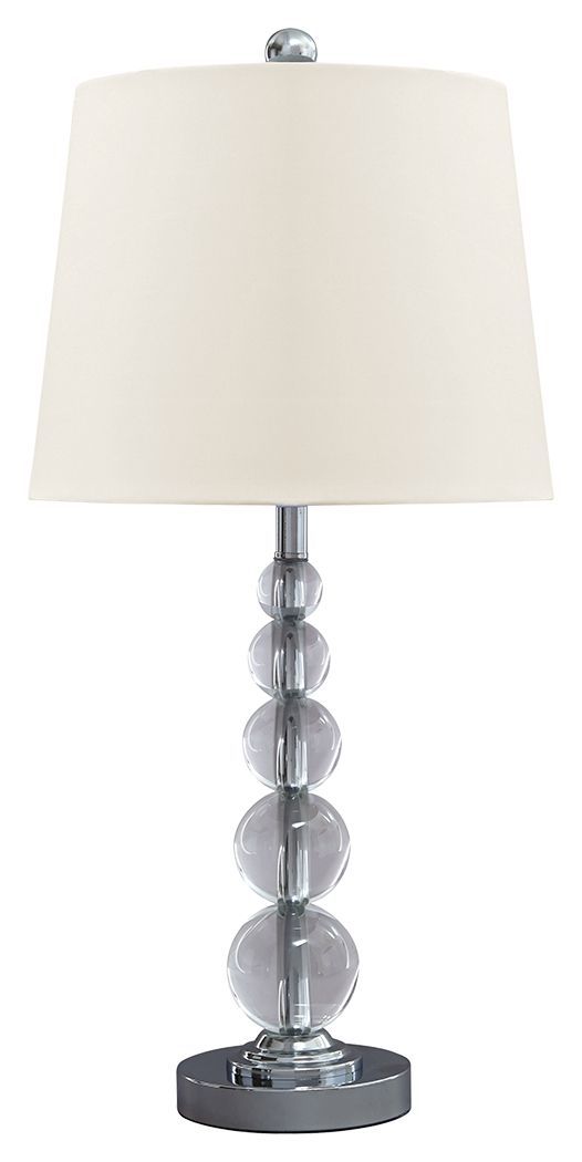 Joaquin - Clear / Silver Finish - Crystal Table Lamp (Set of 2)