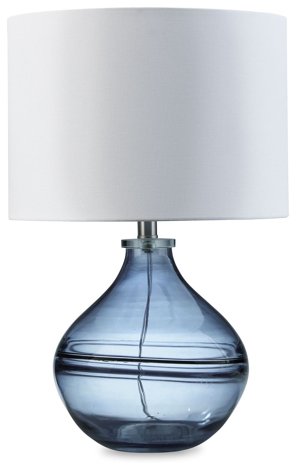 Lemmitt - Navy - Glass Table Lamp