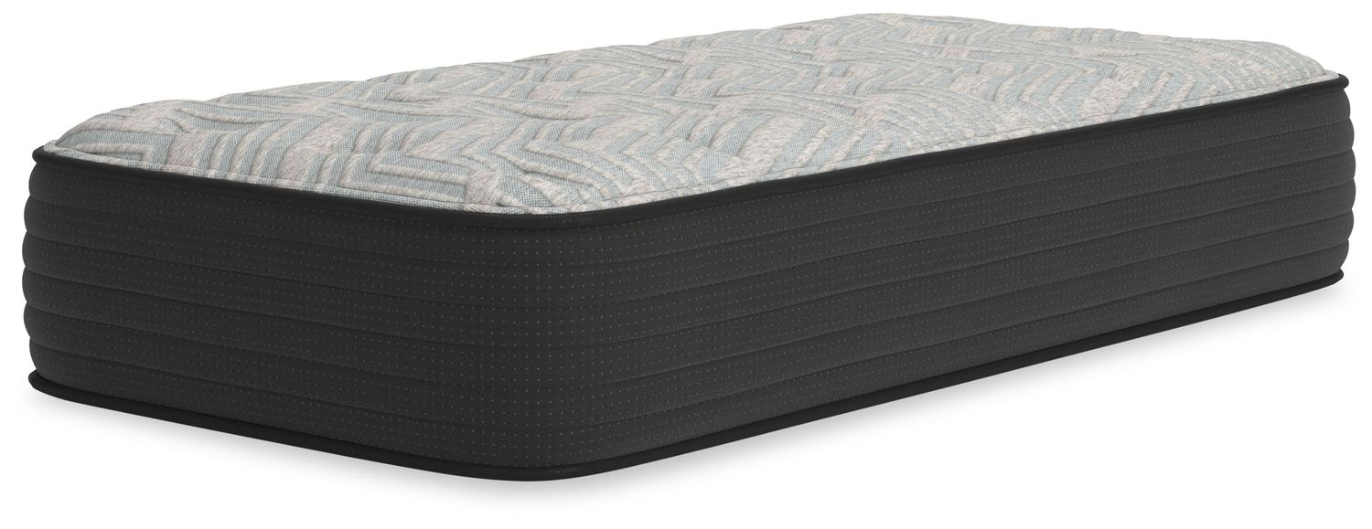 Palisades Plush - Gray / Blue - Twin Mattress