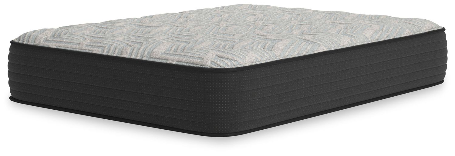 Palisades Plush - Gray / Blue - Queen Mattress