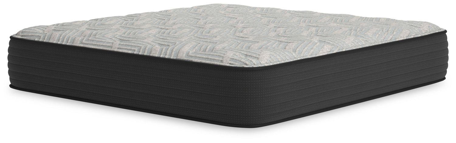 Palisades Plush - Gray / Blue - King Mattress