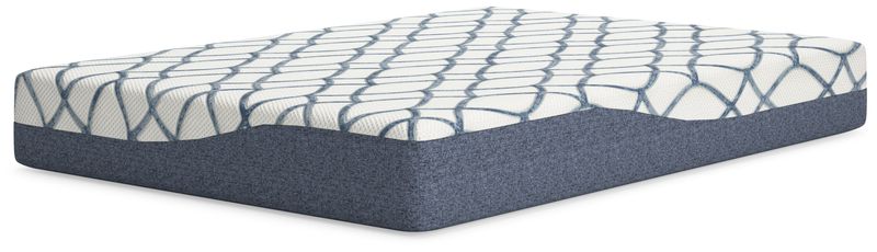 10 Inch Chime Elite 2.0 - White / Blue - Full Mattress