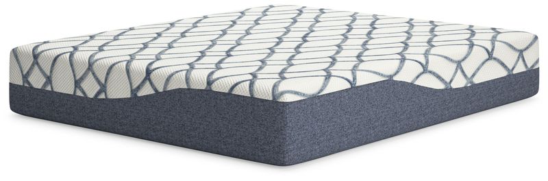 14 Inch Chime Elite 2.0 - White / Blue - California King Mattress