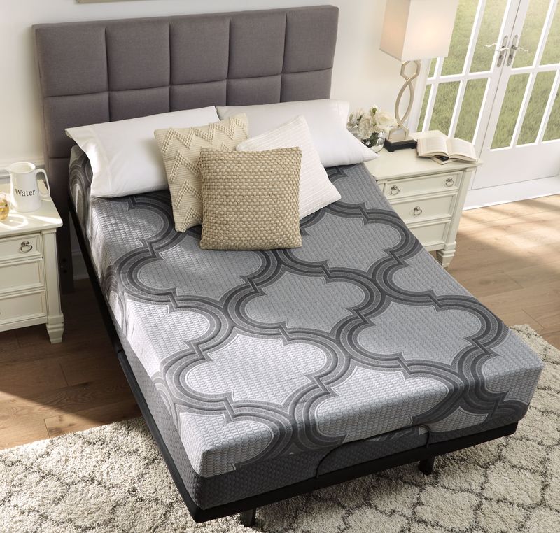 1100 Series - Gray - 2 Pc. - Queen Mattress, Adjustable Base