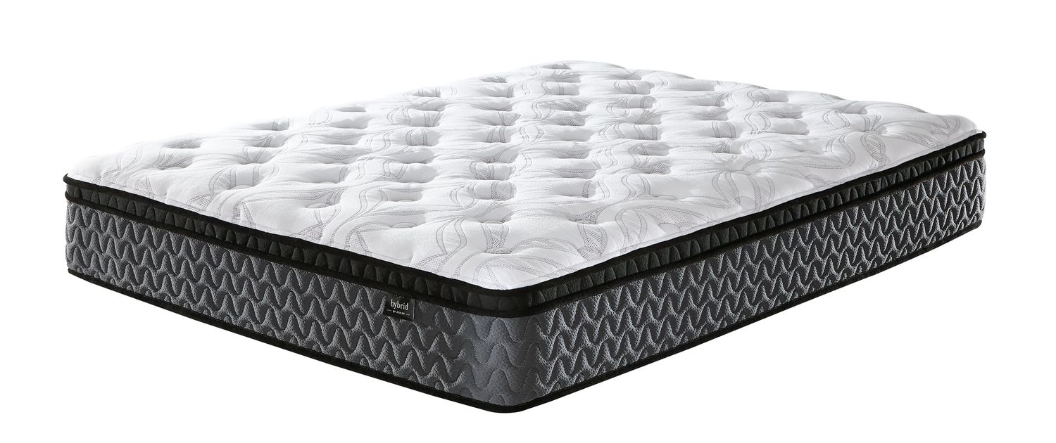 12 Inch Pocketed Hybrid - White - Full Mattress