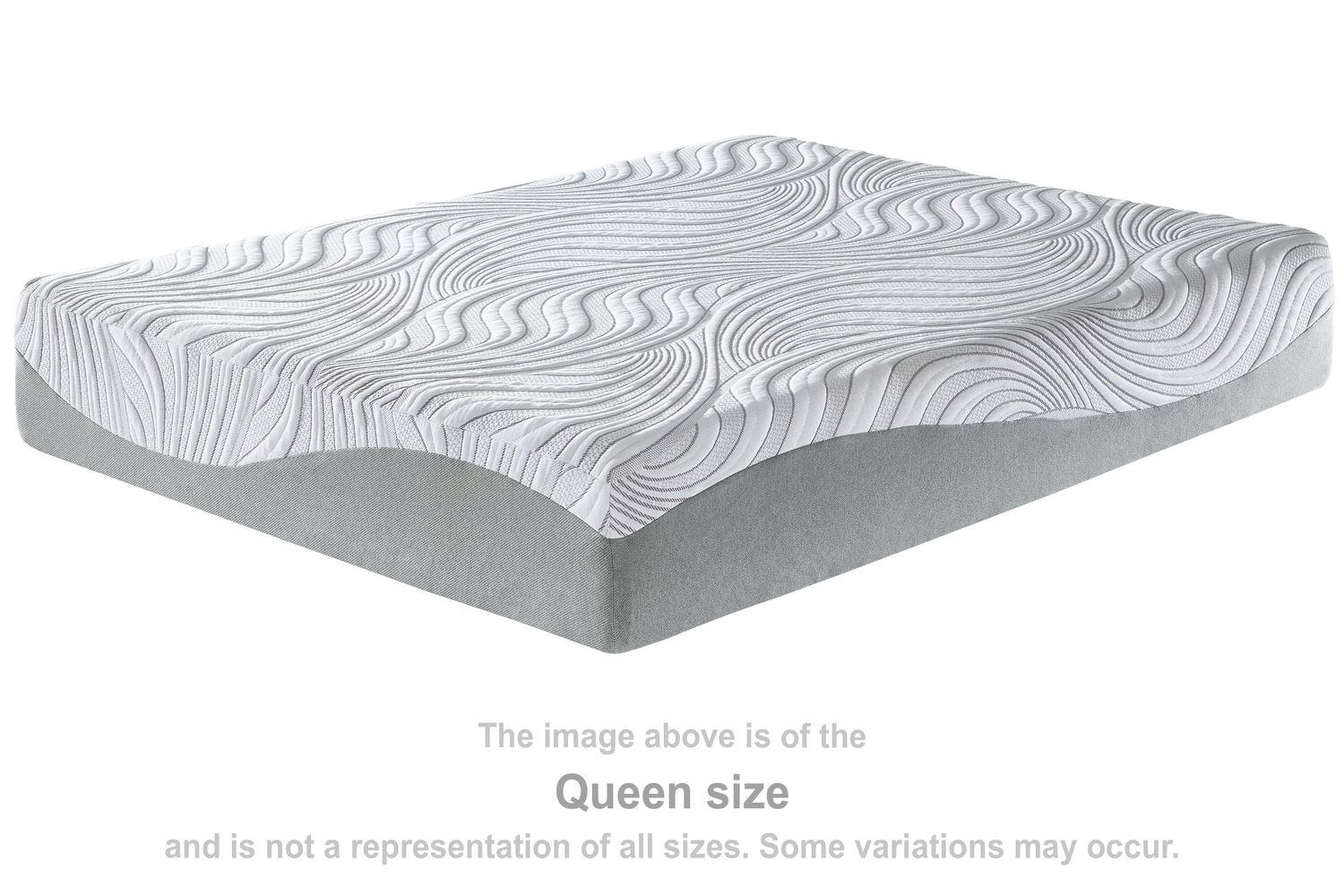 12 Inch Memory Foam - White - King Mattress