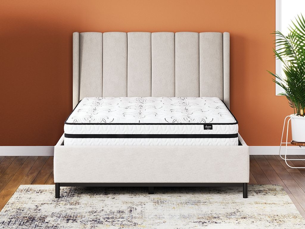 Chime - White - 10" King Mattress