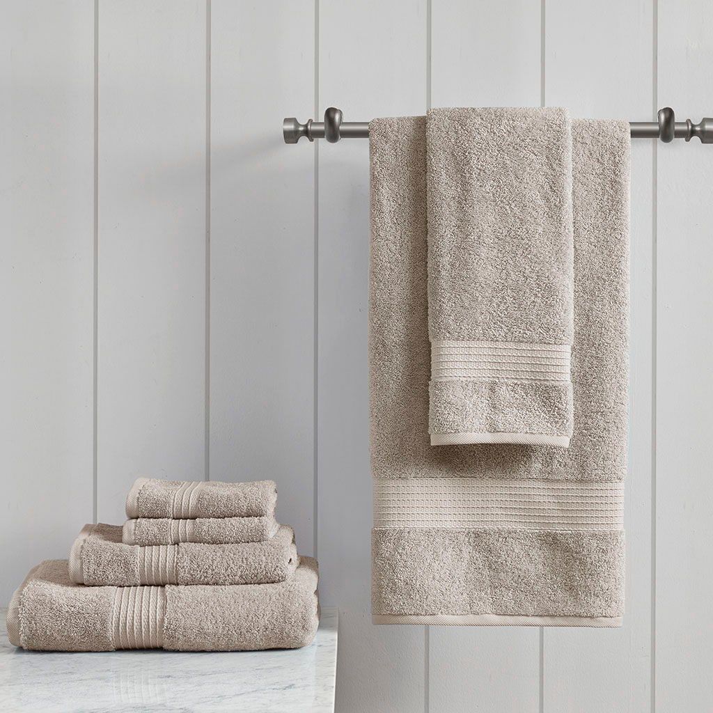 Organic - 6 Piece Towel Set - Tan