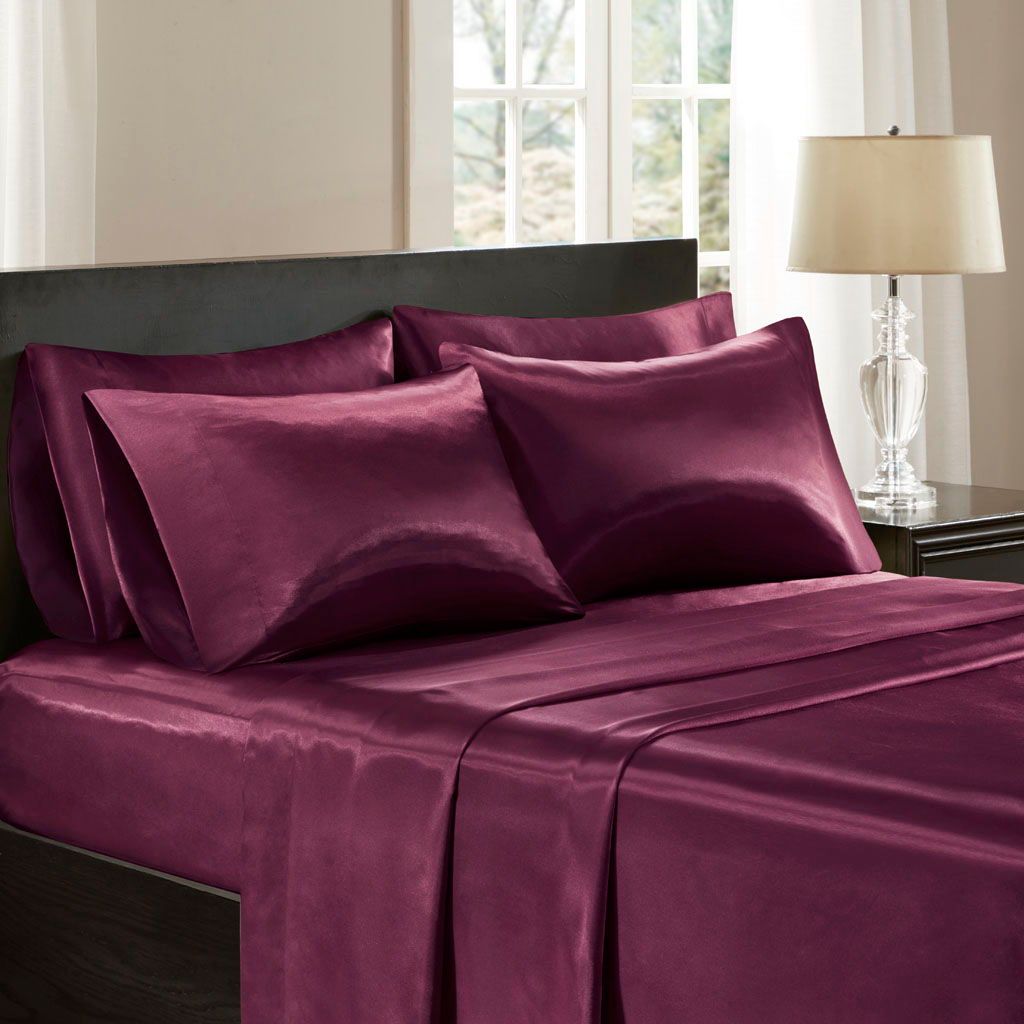 Wrinkle-Free Luxurious 6-Piece Sheet Set - Purple