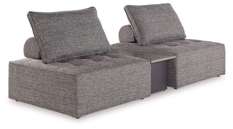 Bree Zee - Brown - 3-Piece Outdoor Sectional