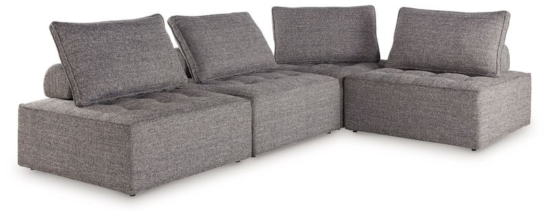 Bree Zee - Brown - 4-Piece Outdoor Sectional