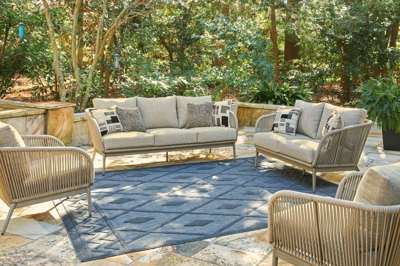 Swiss Valley - Beige - 4 Pc. - Lounge Set