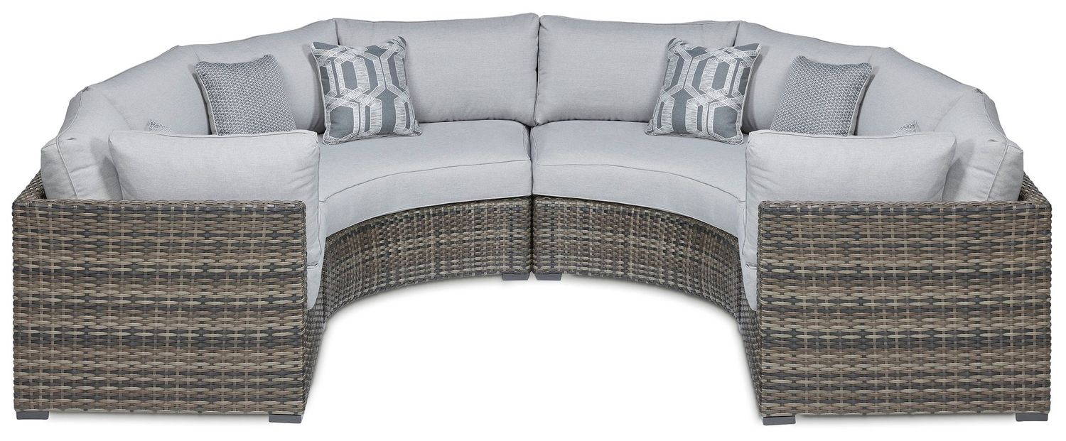 Harbor Court - Dark Gray - 4 Pc. - Sectional Lounge