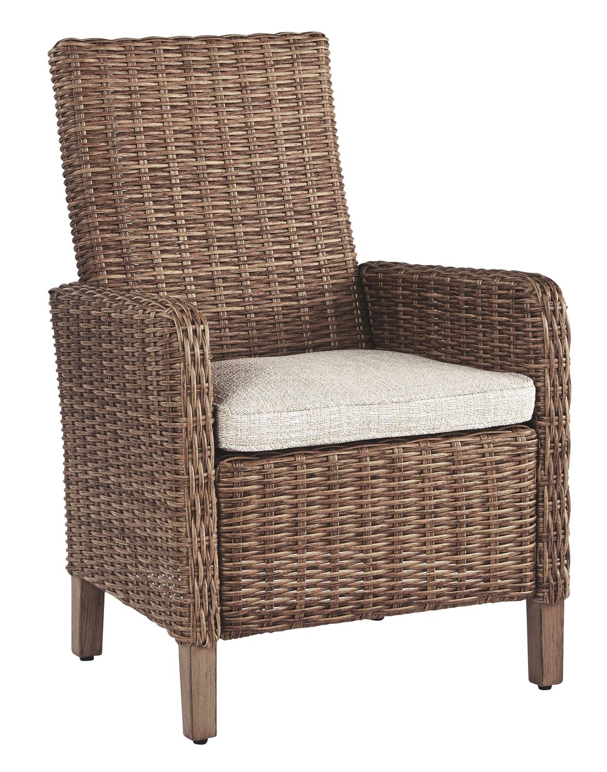 Beachcroft - Beige - Arm Chair With Cushion (Set of 2)