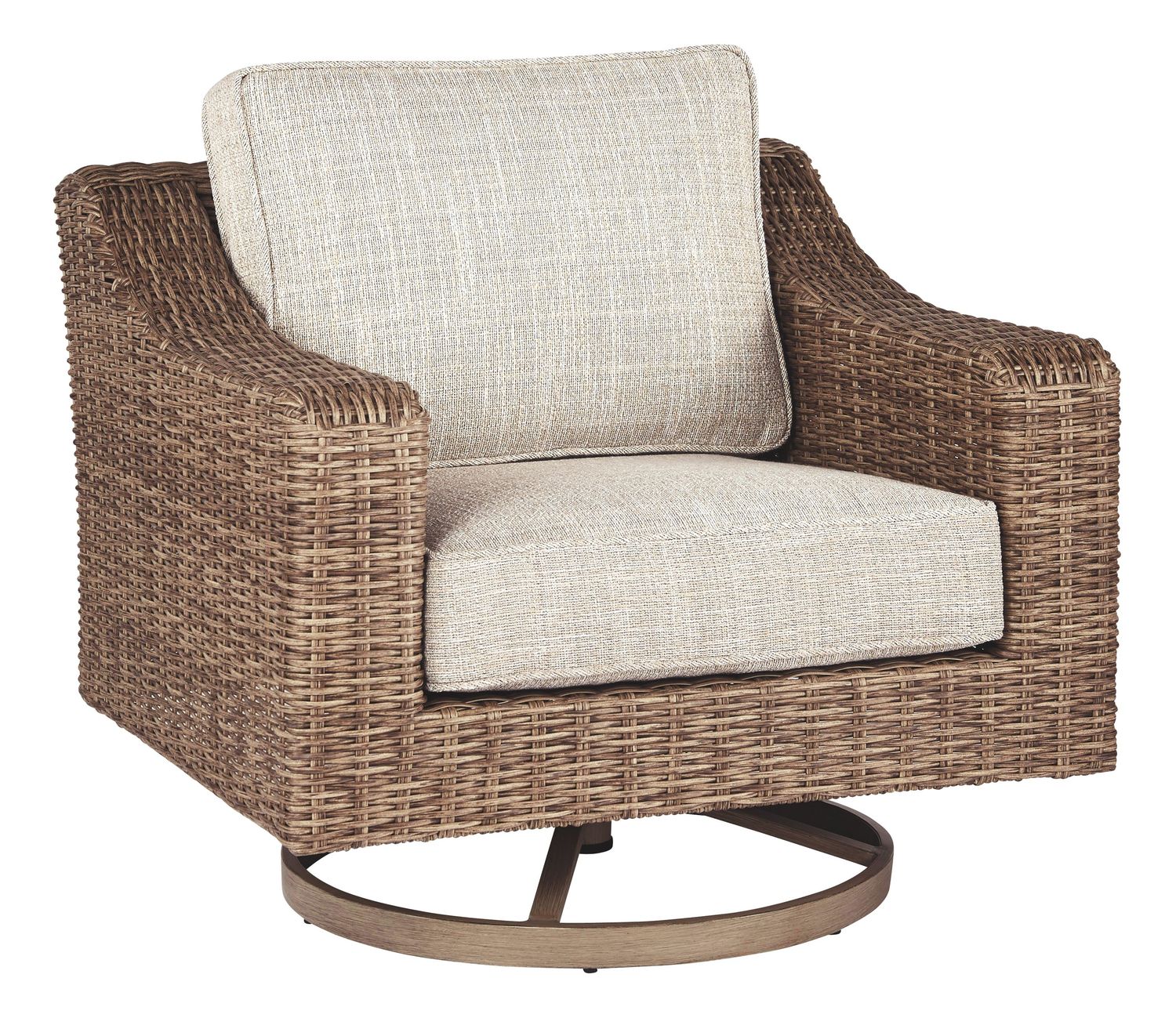 Beachcroft - Beige - Swivel Lounge Chair