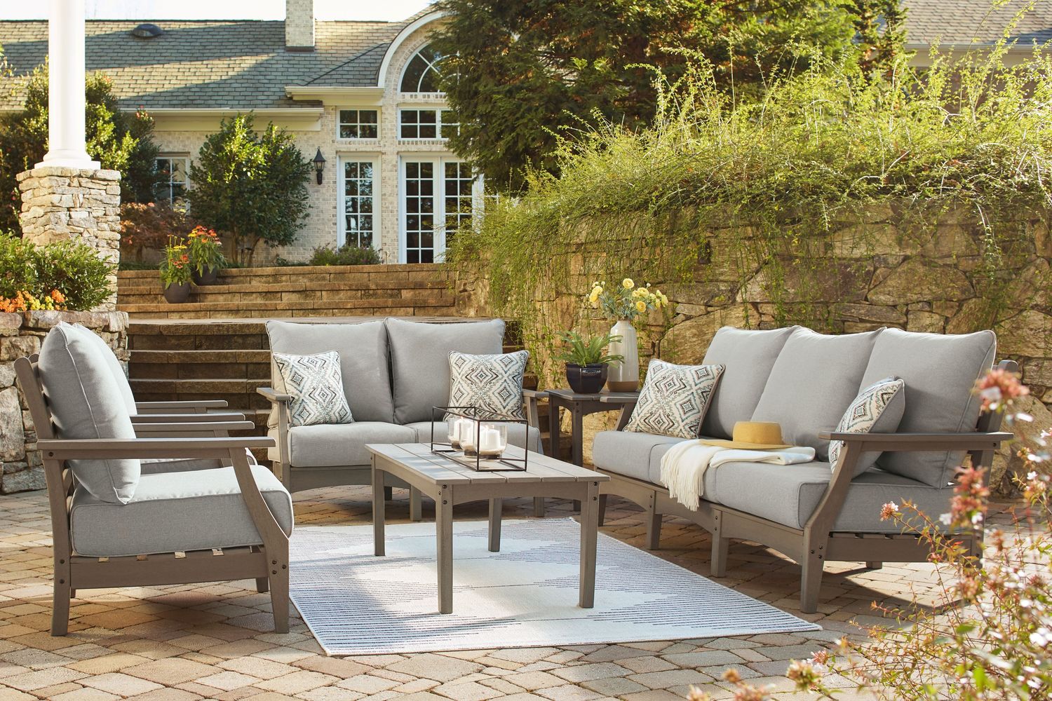 Visola - Gray - 6 Pc. - Lounge Set