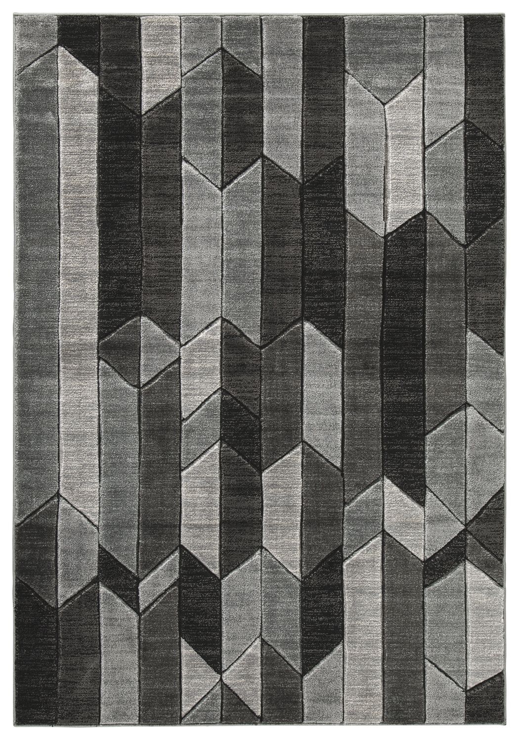 Chayse - Black / Gray - Medium Rug