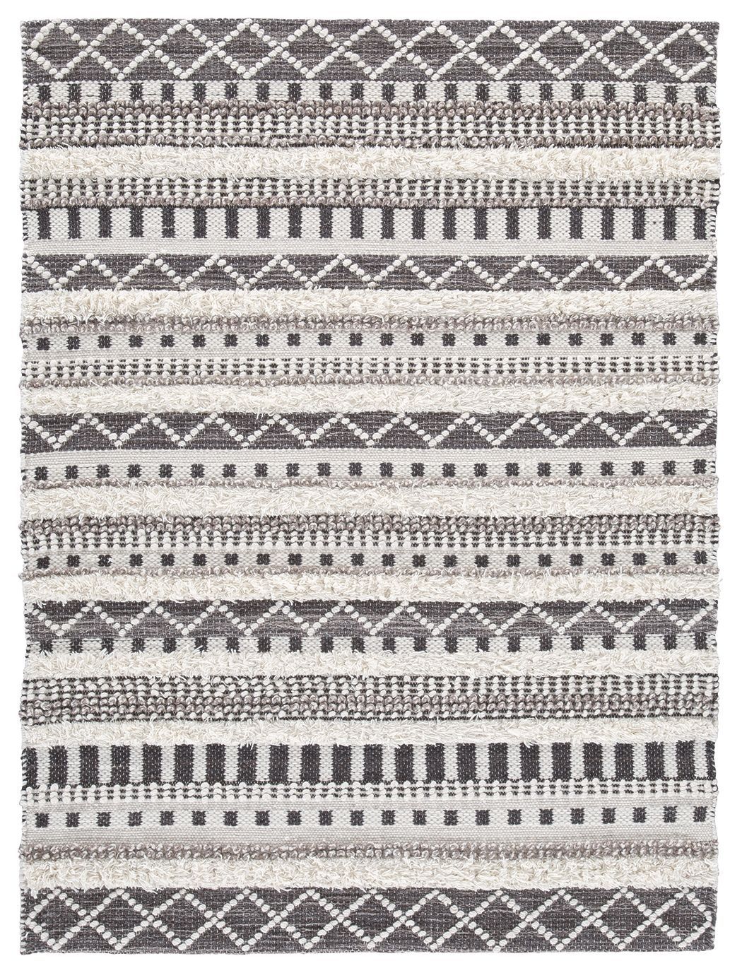 Karalee - Ivory / Brown - Medium Rug