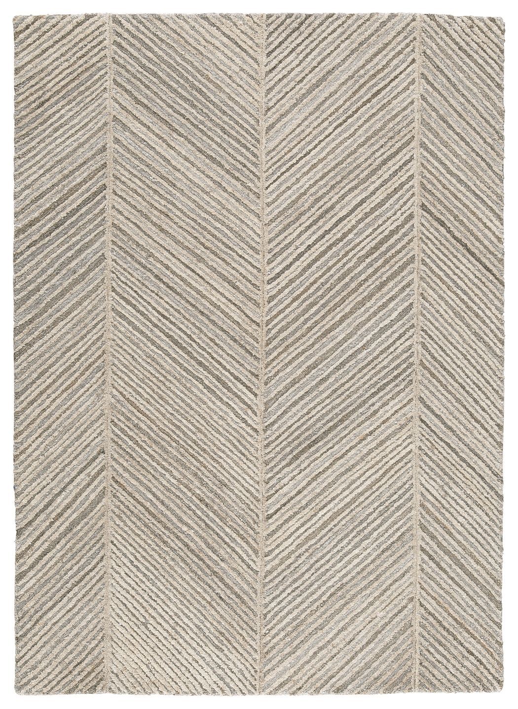 Leaford - Taupe / Brown / Gray - Medium Rug