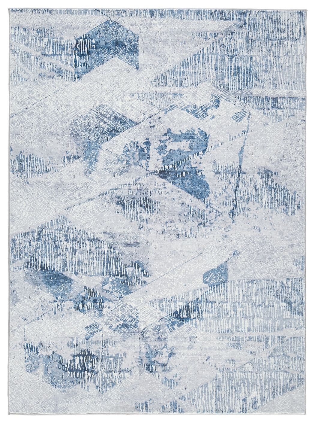 Haddam - Blue / Gray / White - Large Rug