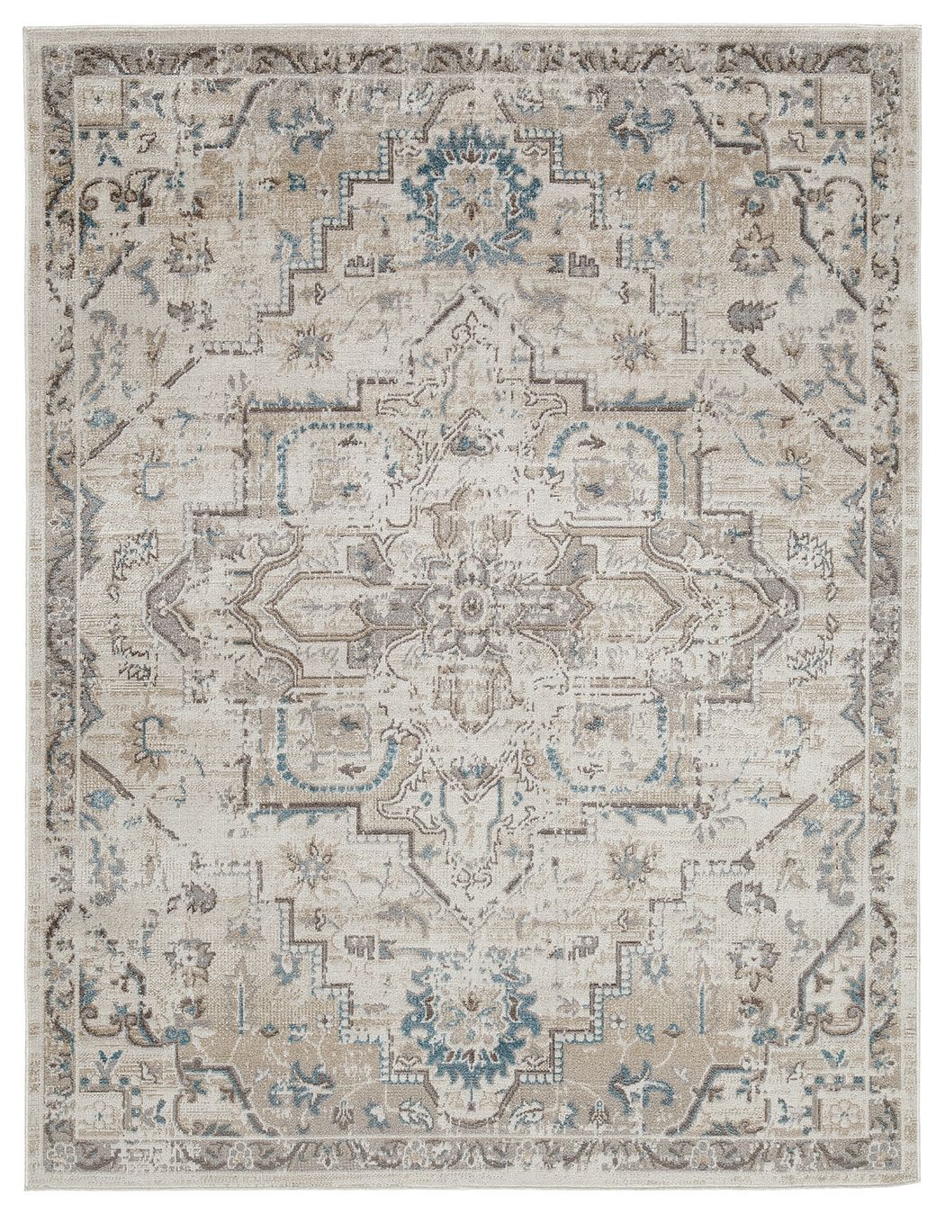Barkham - Beige - Large Rug