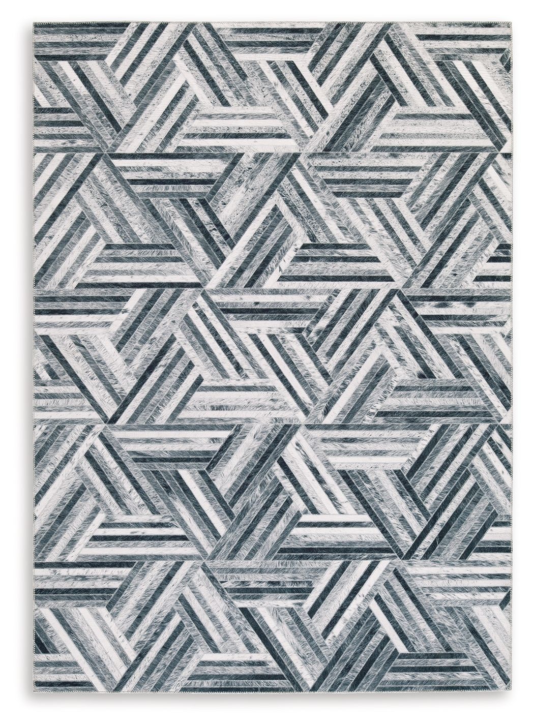 Adalock - Gray / Cream - Medium Rug