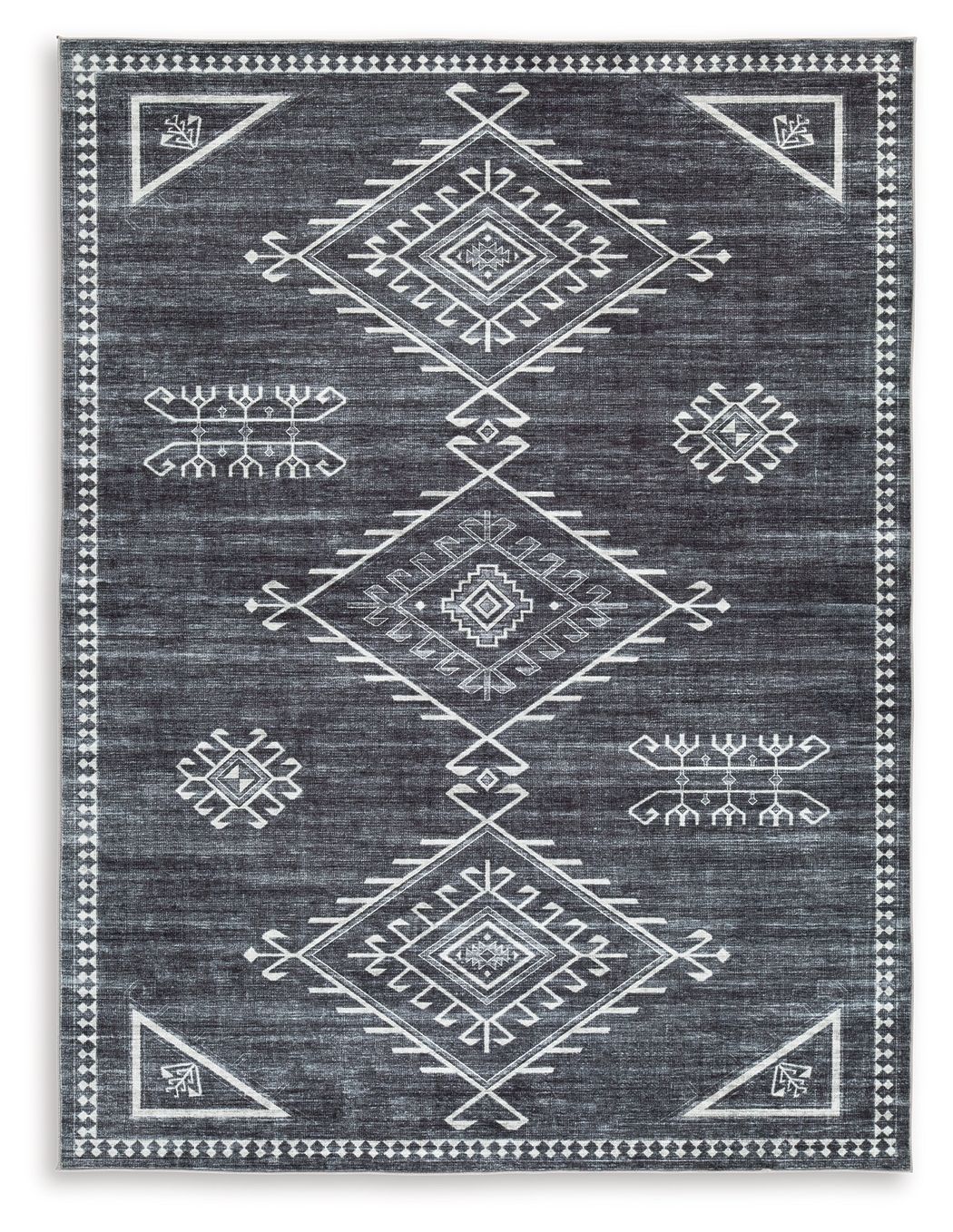 Arloman - Black / Cream / Gray - Medium Rug