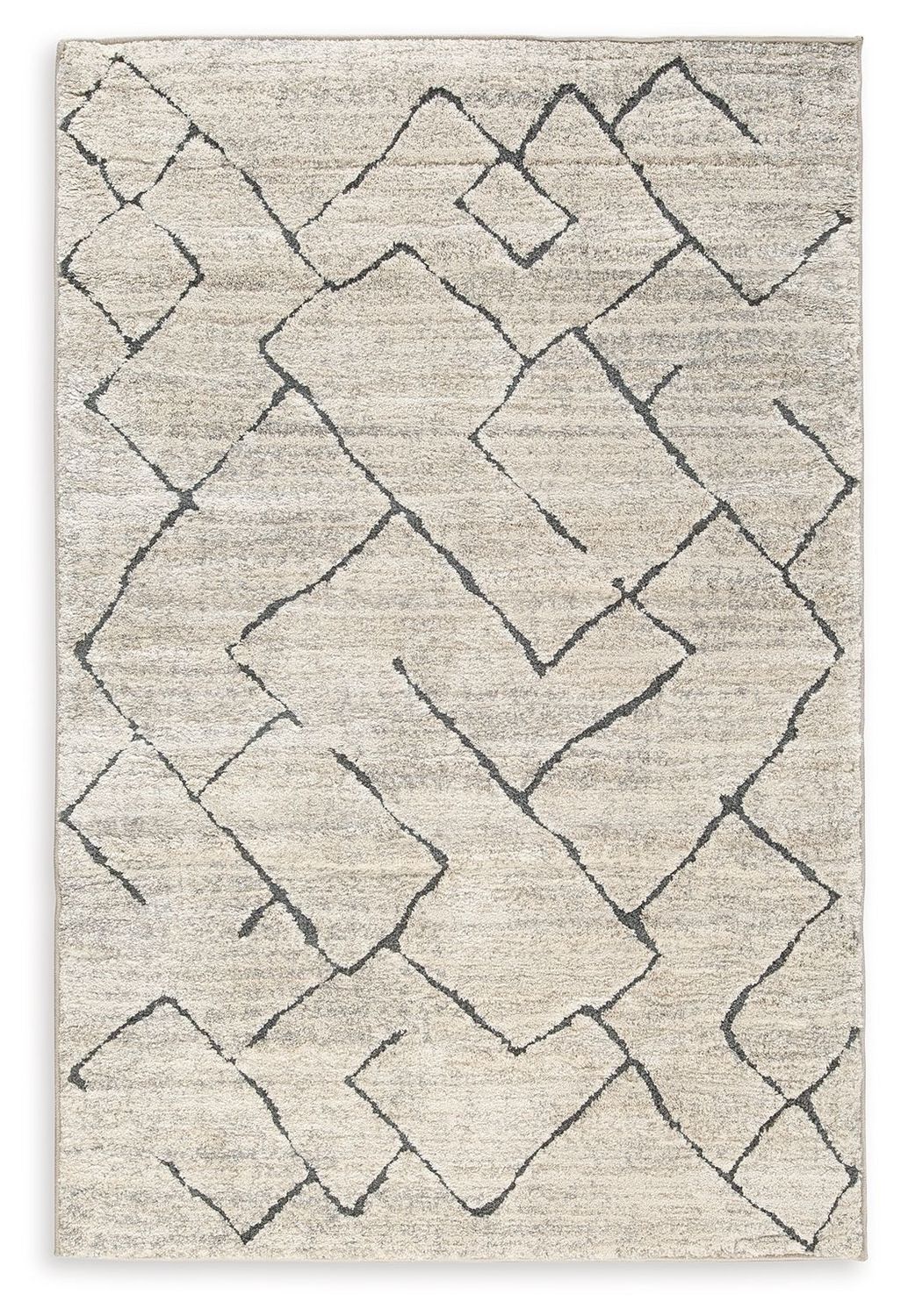 Ashbertly - Gray / Cream - Medium Rug