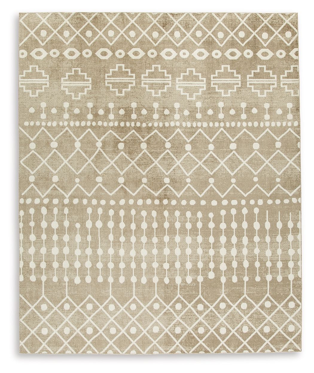 Bunchly - Tan / Brown / Cream - Large Rug