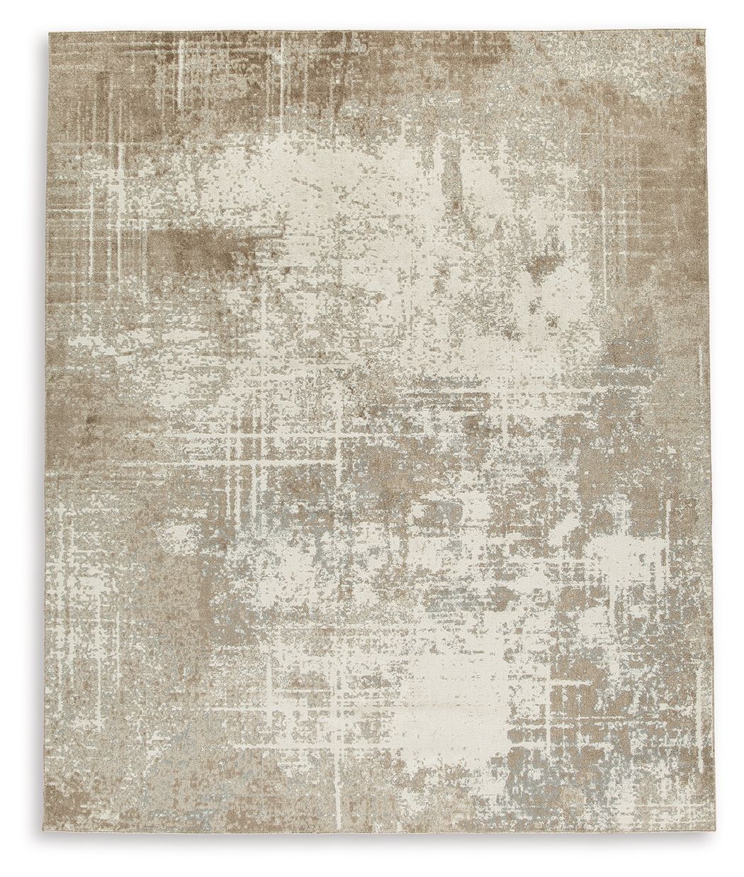 Grifflain - Tan / Brown / Gray - Large Rug