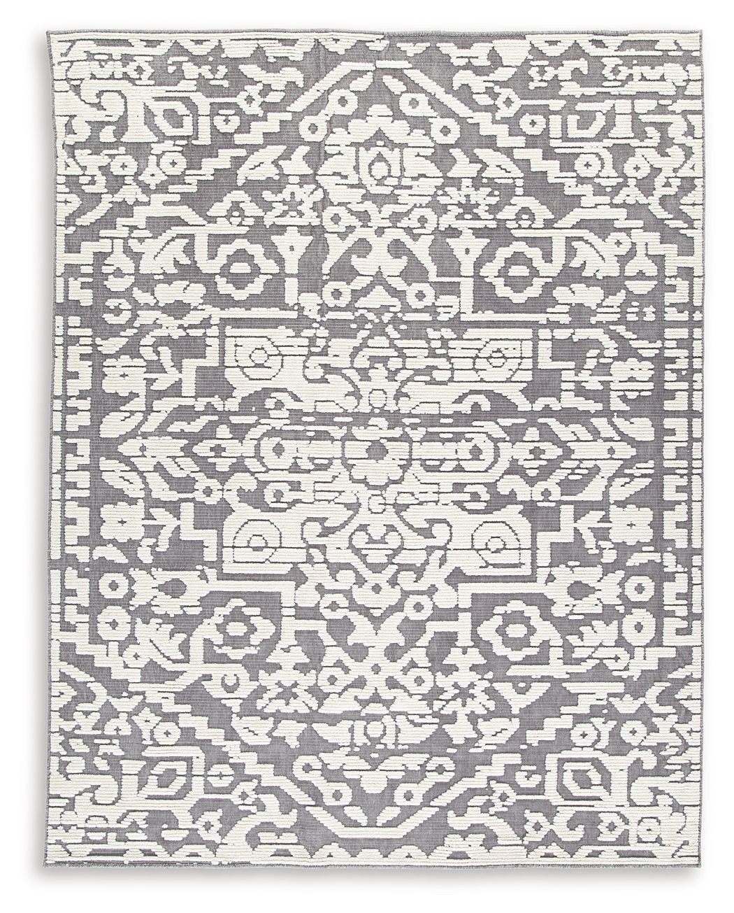 Oddetteley - Gray / Ivory - Large Rug