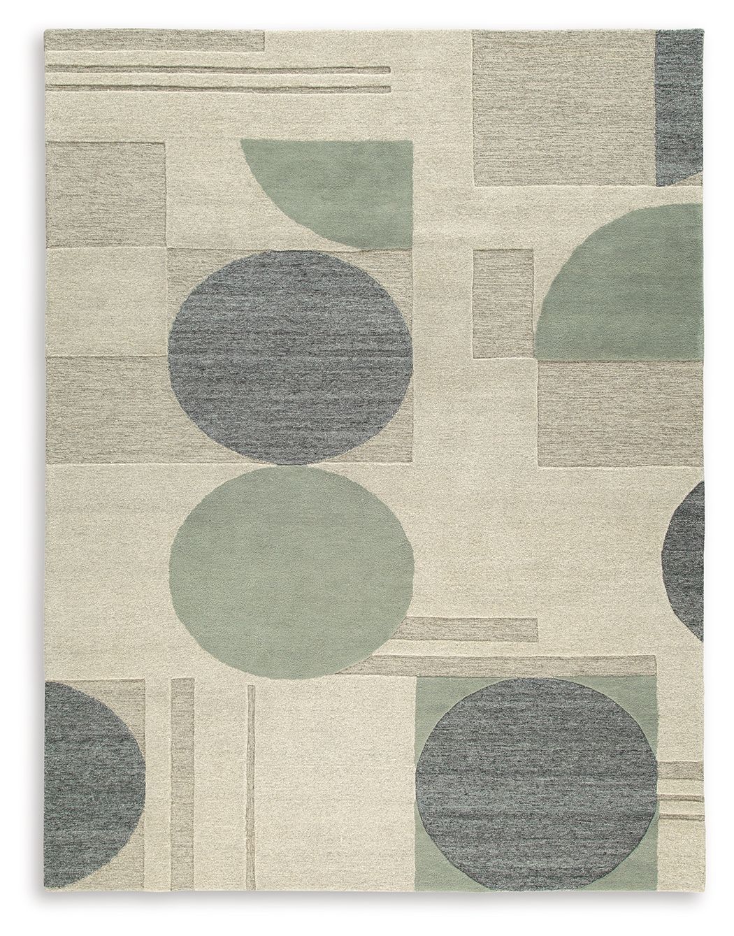 Dallane - Linen / Blue / Green - Large Rug