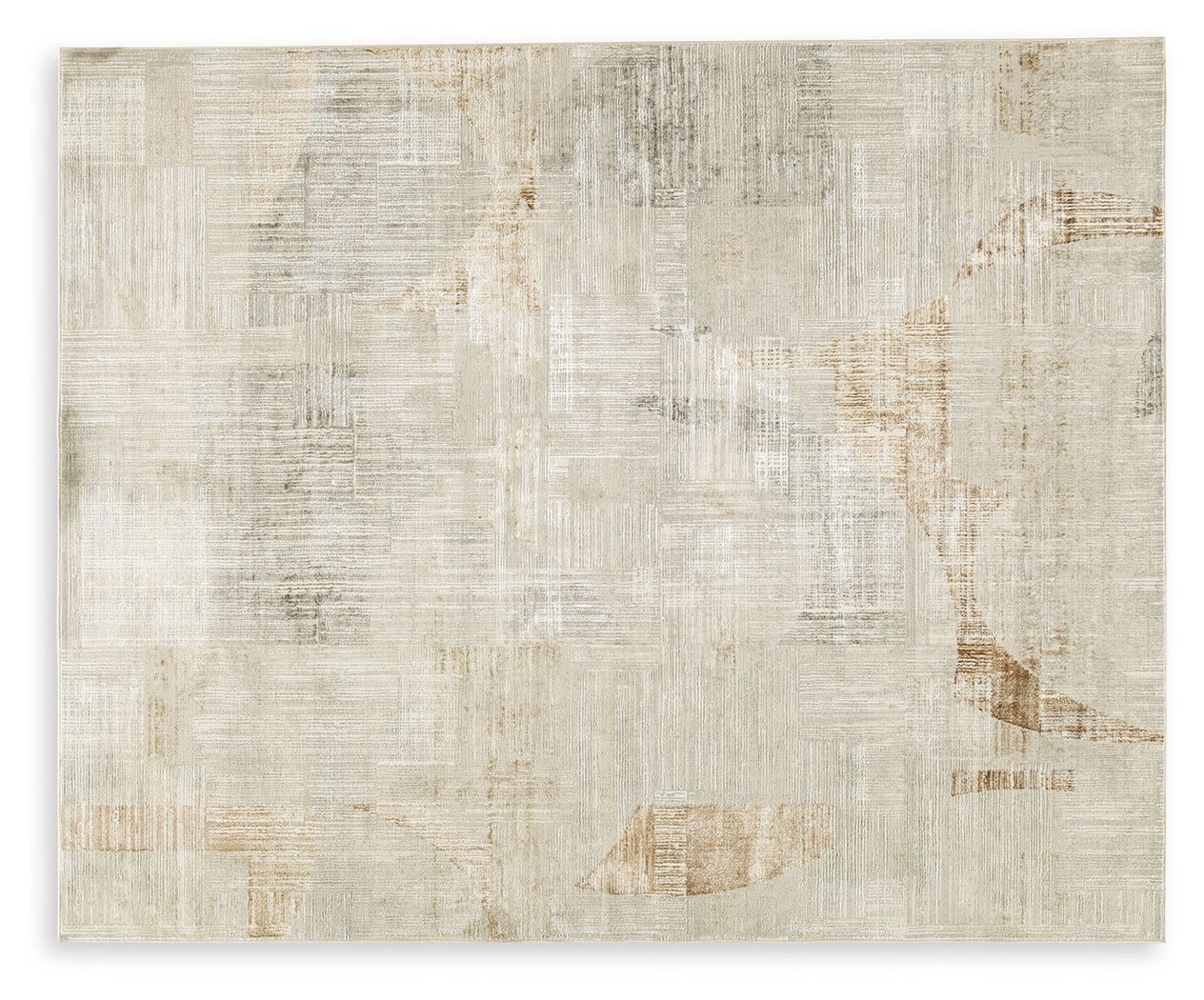 Truward - Linen / Gray / Caramel - Large Rug
