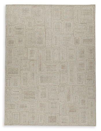 Brickburgh - Gray / Ivory / Honey - Extra Large Rug