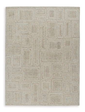 Brickburgh - Gray / Ivory / Honey - Large Rug