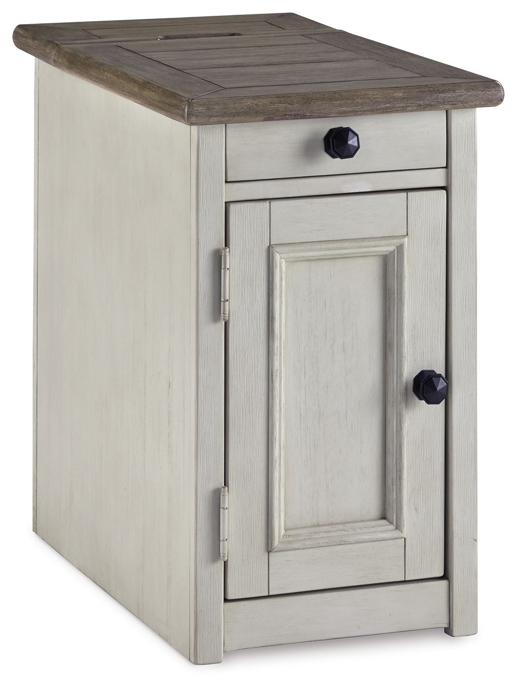 Bolanburg - White / Brown / Beige - Chair Side End Table - Door