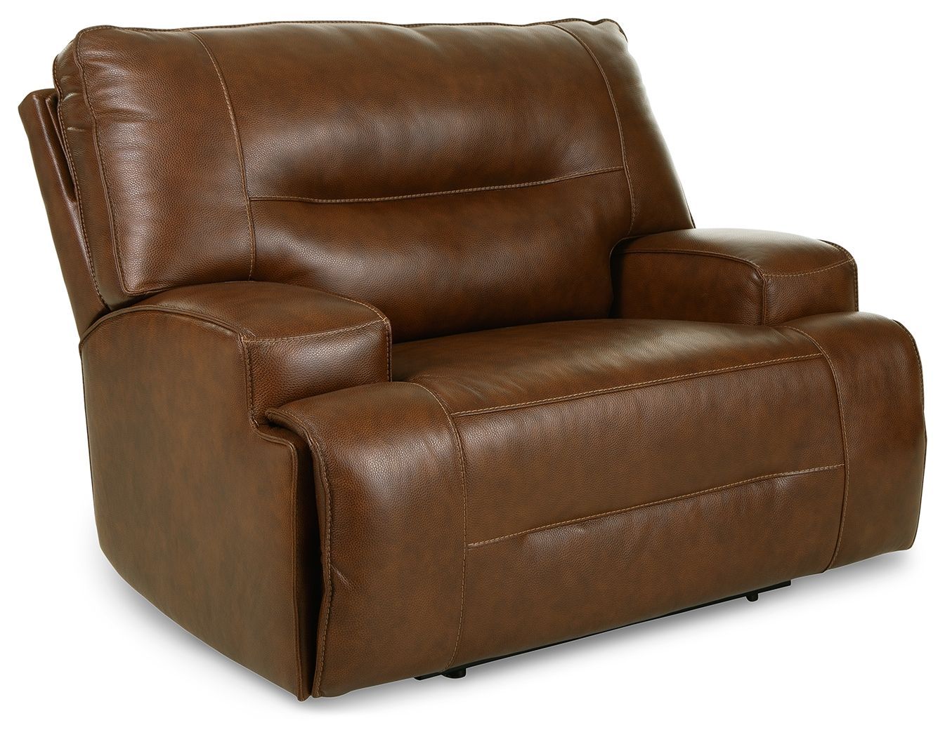Francesca - Auburn - Pwr Recliner/Adj Headrest