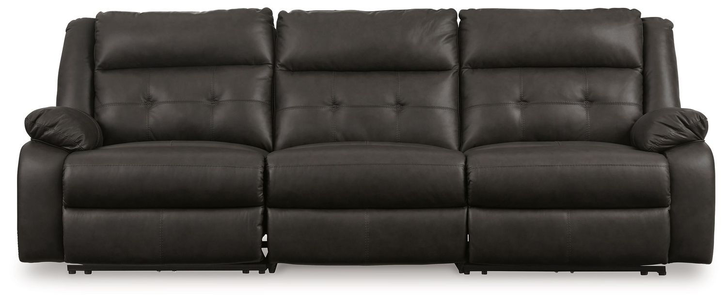 Mackie Pike - Storm - 3-Piece Power Reclining Sectional Sofa