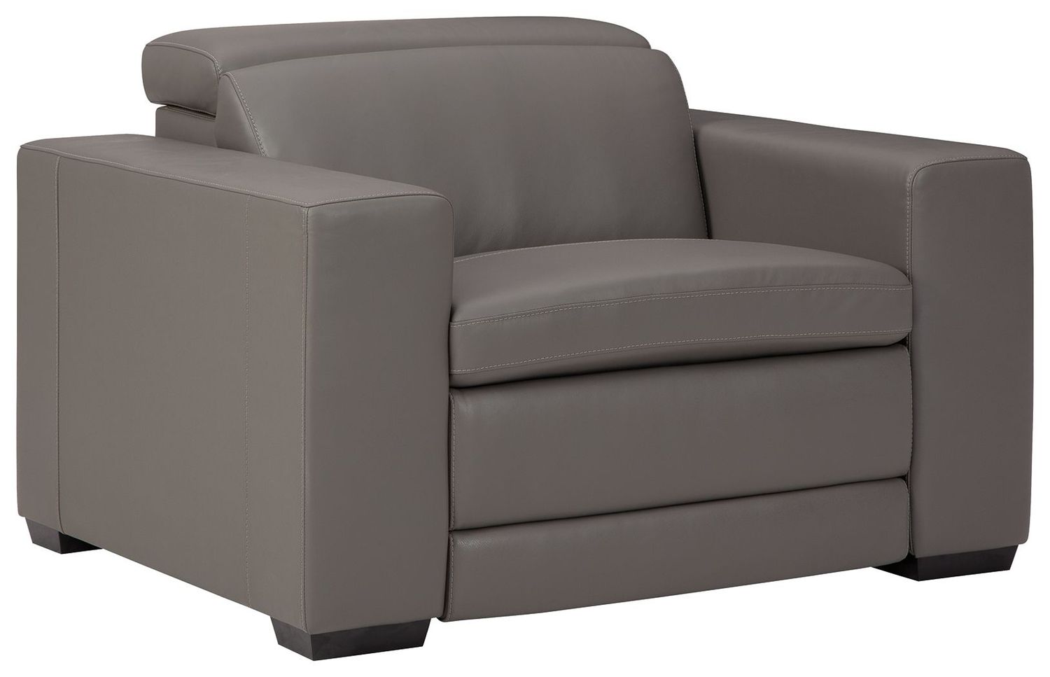 Texline - Gray - Pwr Recliner/Adj Headrest