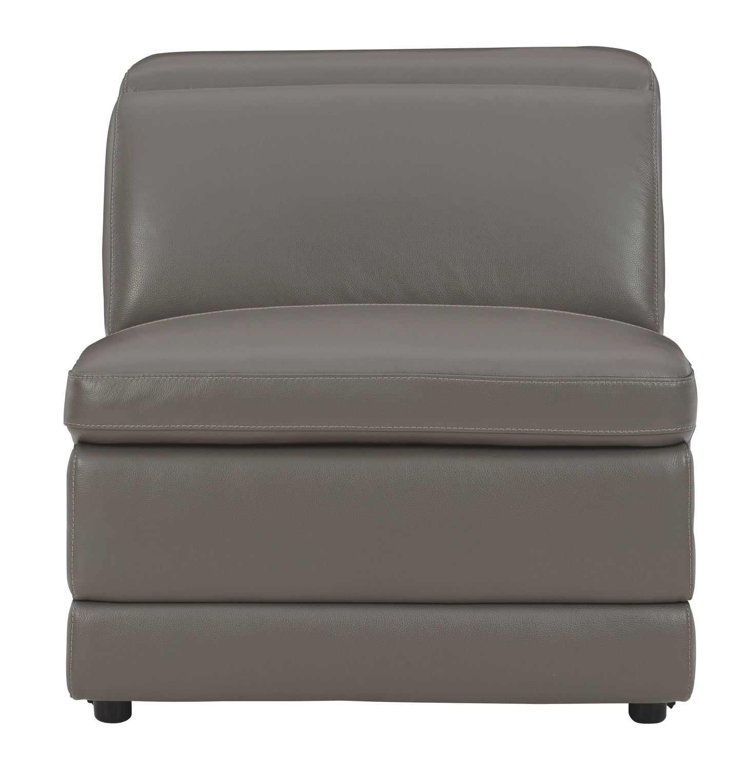 Texline - Gray - Armless Chair/Manual Headrest