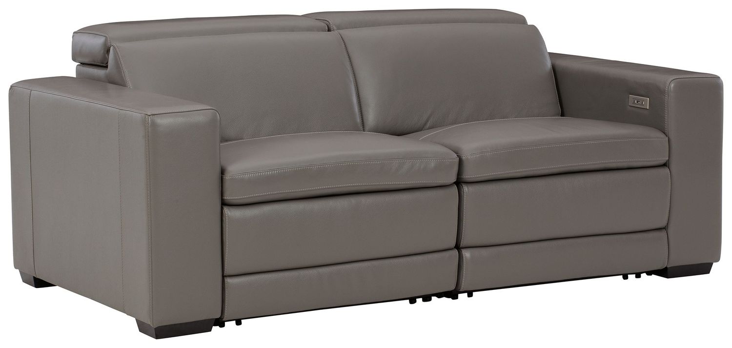 Texline - Gray - 3-Piece Power Reclining Sectional