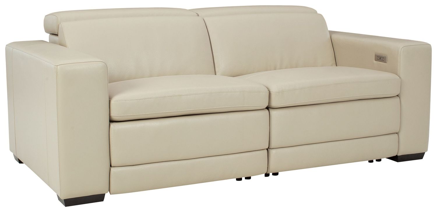 Texline - Sand - 3-Piece Power Reclining Loveseat