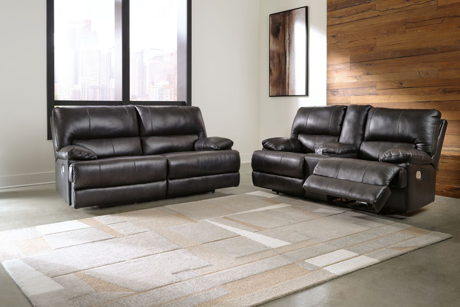 Mountainous - Eclipse - 2 Pc. - Power Reclining Sofa, Power Loveseat