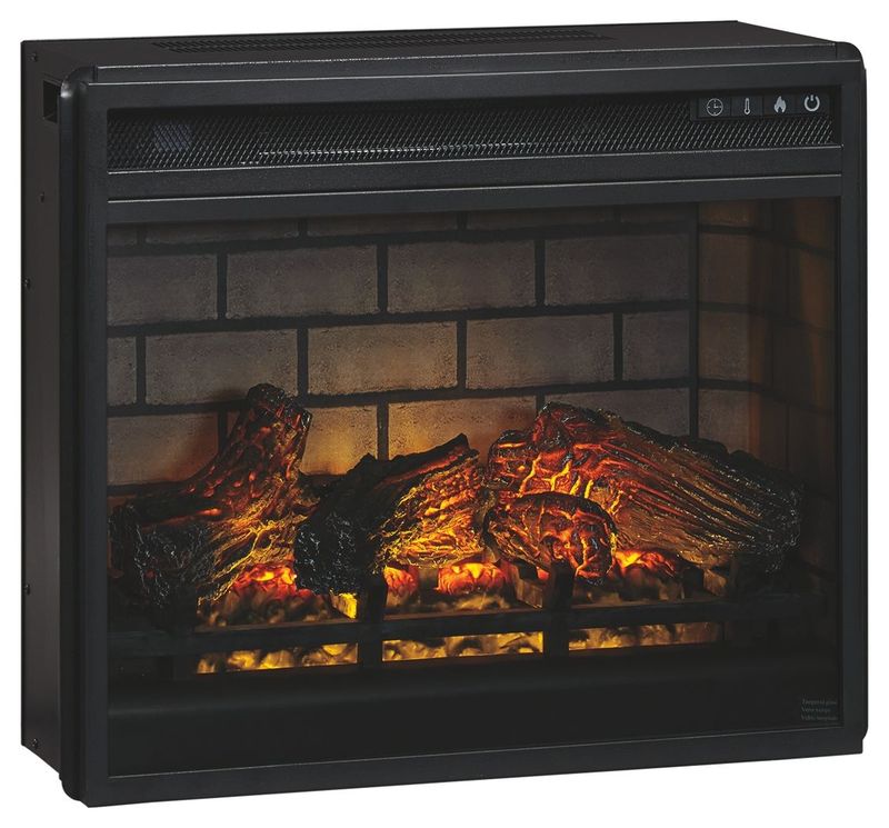 Entertainment - Black - Fireplace Insert Infrared