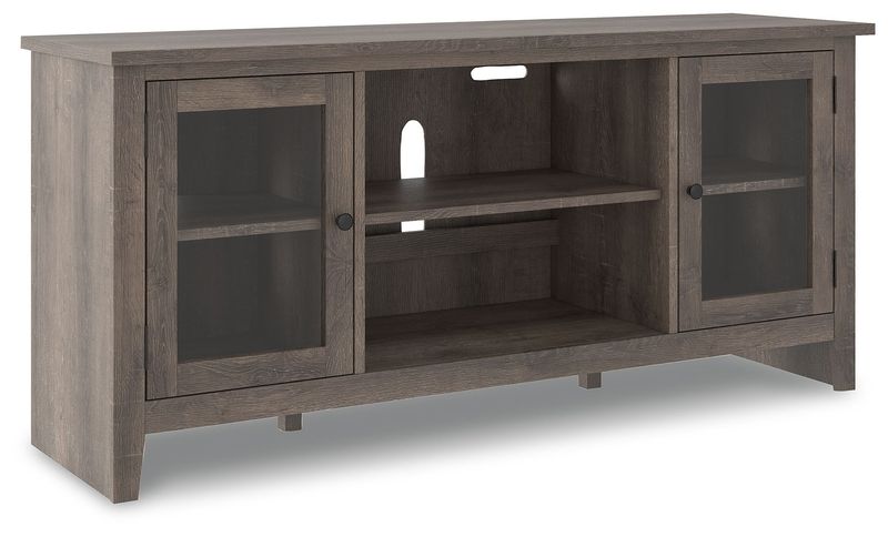 Arlenbry - Gray - LG TV Stand W/Fireplace Option