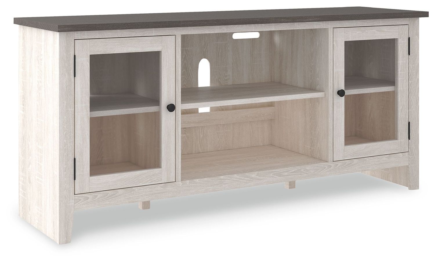 Dorrinson - White - LG TV Stand W/Fireplace Option